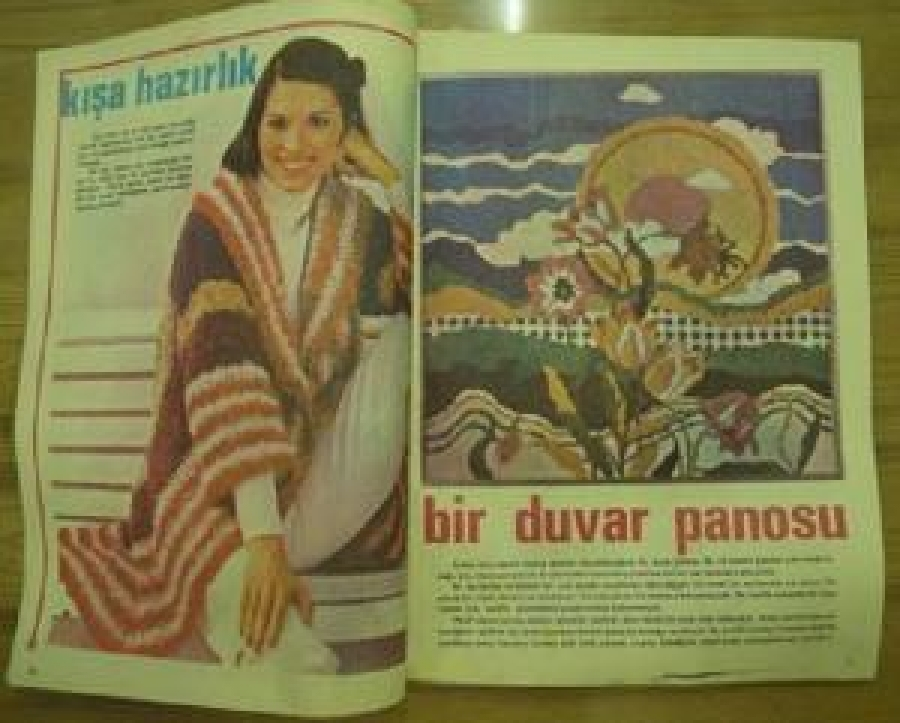 thumbSAMANYOLU 200 ÇEŞİT EL İŞİ MODELİ PATRONUYLA NO : 59. AĞUSTOS 1978