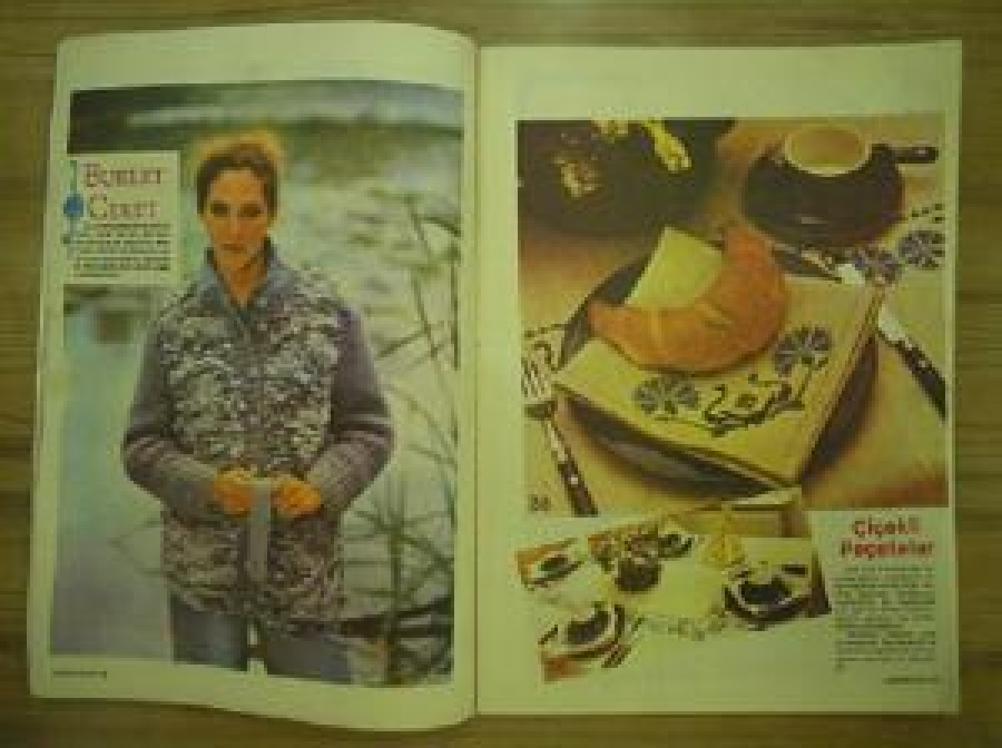 thumbSAMANYOLU KIŞ İÇİN ÖRĞÜ MODELLERİ AYLIK DERGİ NO: 100 OCAK 1982