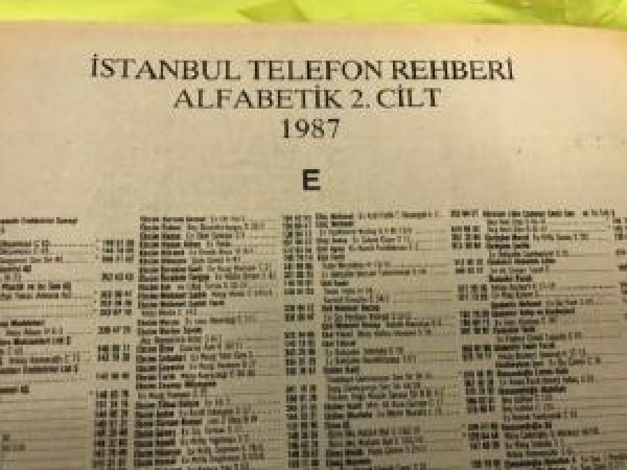 thumbT.C. ZİRAAT BANKASI. 1987 İSTANBUL ALFABETİK TELEFON REHBERİ 2 CİLT ( E-N )