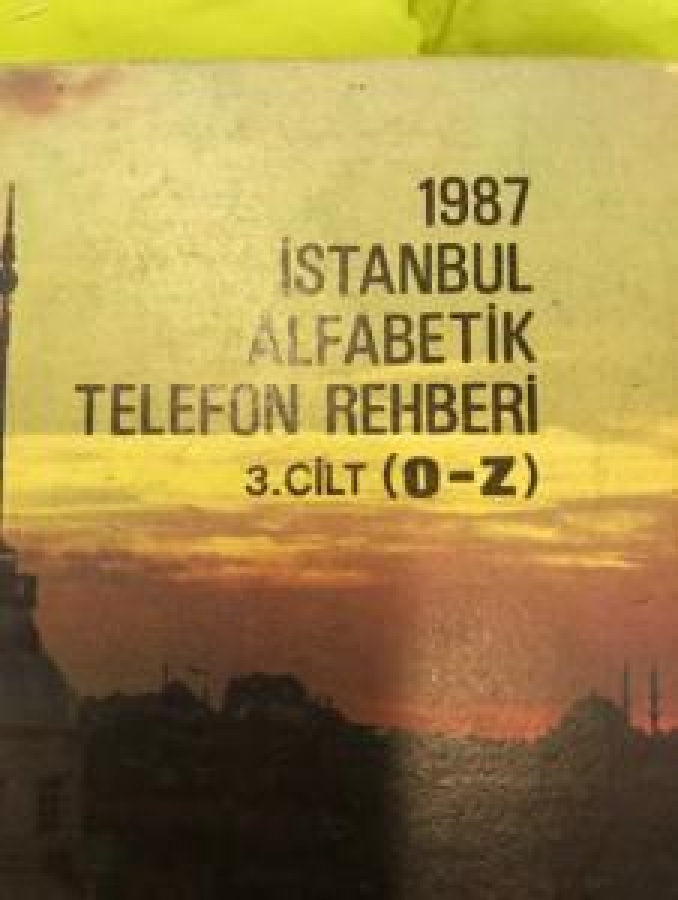 thumbT.C. ZİRAAT BANKASI. 1987 İSTANBUL ALFABETİK TELEFON REHBERİ 3 CİLT ( O - Z )