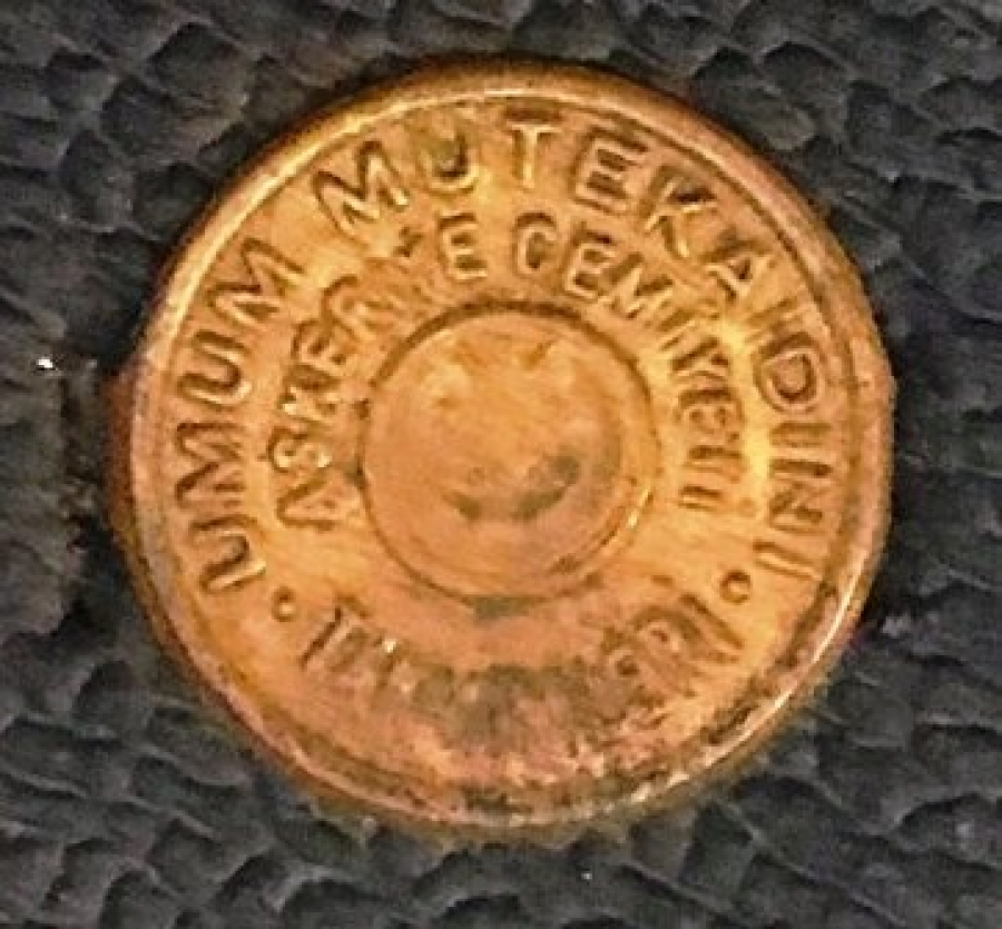 thumbATATÜRK METAL ETİKETLİ 1938 CEP MUHTARASI UMUM MUTEKAİDİNİ