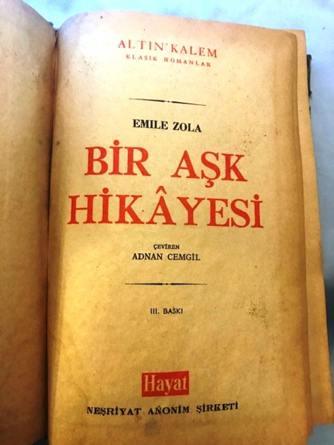 thumbEMİLE ZOLA BİR AŞK HİKAYESİ