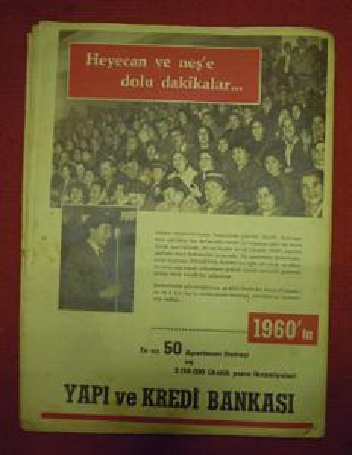 thumbHAYAT SAYI:3. 15 OCAK 1960. BU SAYIDA: ORTADAKİ TABLO : İLK TÜRK FİKİR GAZETECİSİ AGAH EFENDİ 1960