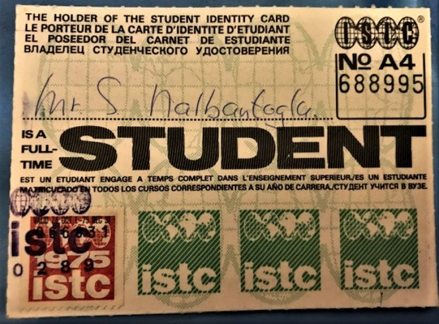 thumbİNTERNATİONAL STUDENT İDENTITY CARD ISIC 1970