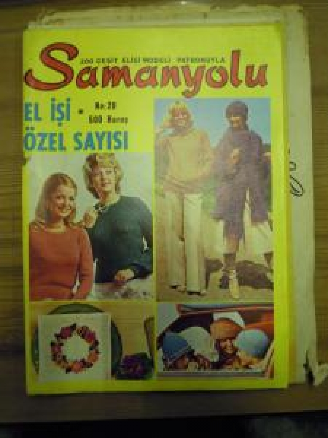 SAMANYOLU 200 ÇEŞİT EL İŞİ MODELİ PATRONUYLA NO : 29