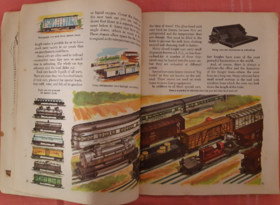 thumbTRAINS THE GOLDEN BOOK OF A GOLDEN PLAY BOOK TREN İN ALTIN KİTABI 1953