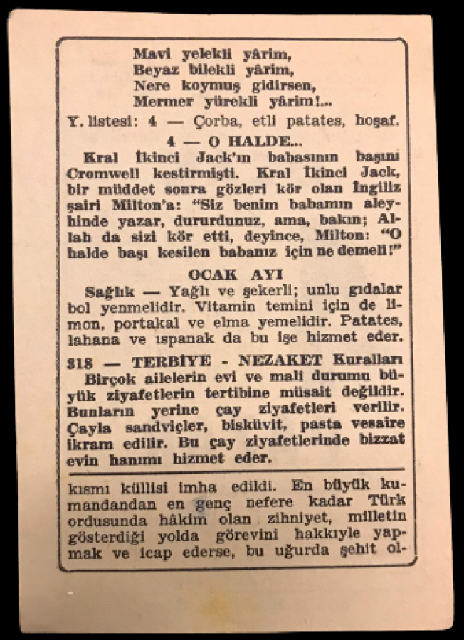 thumb1970 SENESİNİN 4 OCAK PAZAR GÜNÜNE AİT SAATLİ MAARİF TAKVİMİ YAPRAGI