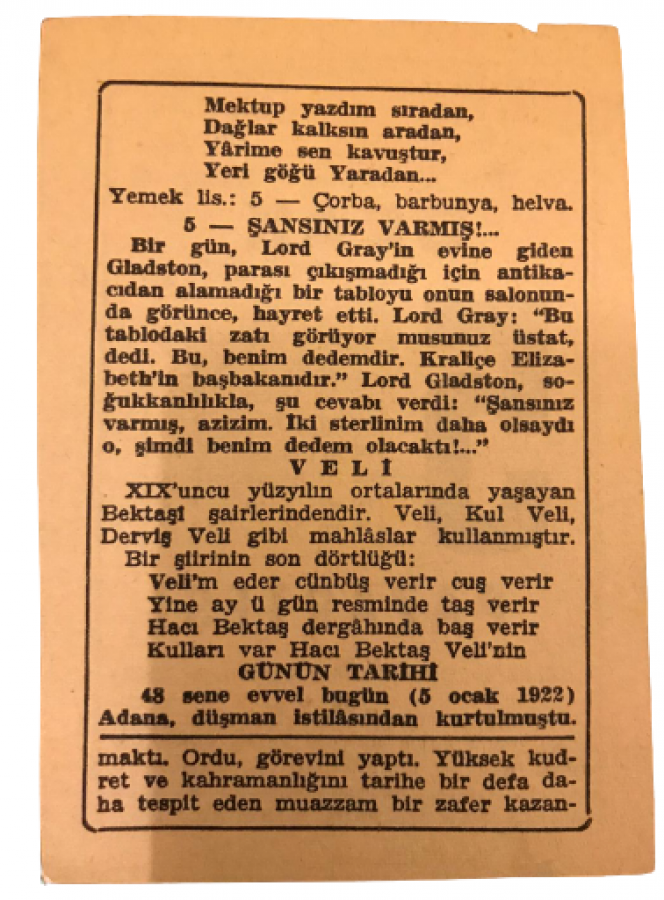 thumb1970 SENESİNİN 5 OCAK PAZARTESİ GÜNÜNE AİT SAATLİ MAARİF TAKVİMİ YAPRAGI