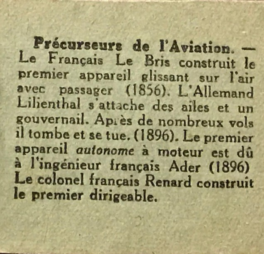 thumbEGİTİM KÜLTÜRÜ PRECURSEURES DE I AVİATİON 1900 YILLARDA BON POINT FRANSADA OKULDA SINIFDA BAŞARI GÖSTEREN TALEBELERE VERİLEN KART