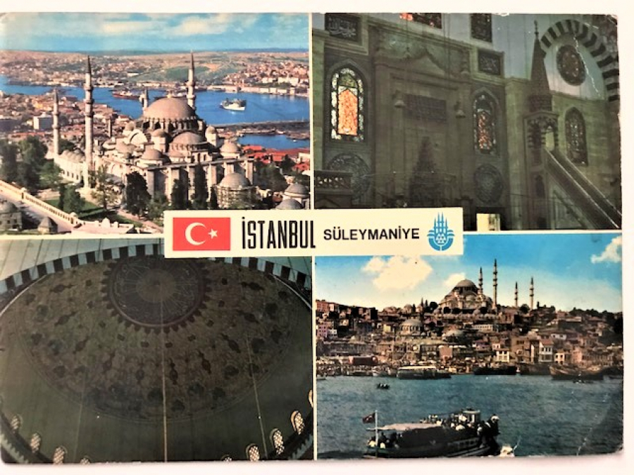 KESKİN KALOR KARTPOSTAL JUMBO BOY RENKLİ BASKI SÜLEYMANİYE DEN FARKLI 4 GÖRÜNTÜ 23 X 15