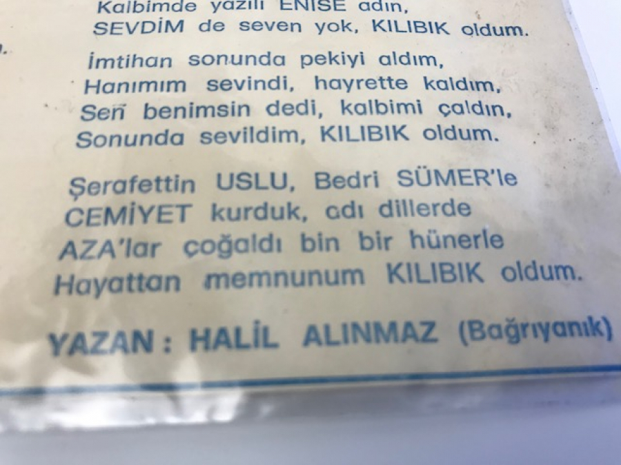 thumbKILIBIKLIK DİPLOMA 60 LI YILLARDA SOKAKLARDA GEZDİRİLEREK SATILIRDI KILIBIKLARA DESTAN