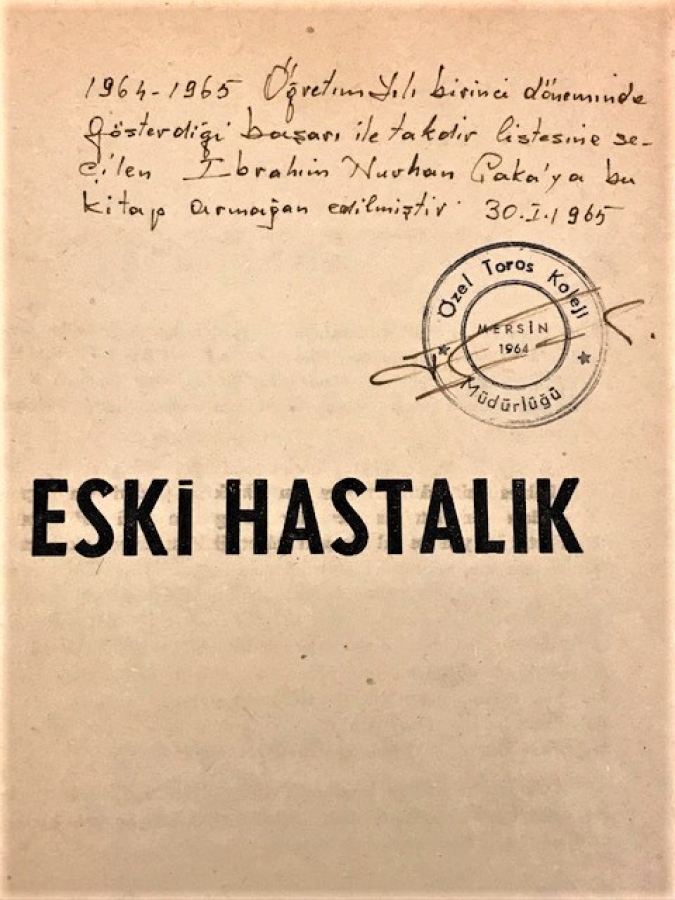 thumbİMZALI İTAFLI REŞAT NURİ GÜLTEKİN KÜLLİYATINDAN ESKİ HASTALIK ROMANI İLK BASKI YAZAN REŞAT NÜRi NÜNTEKİN