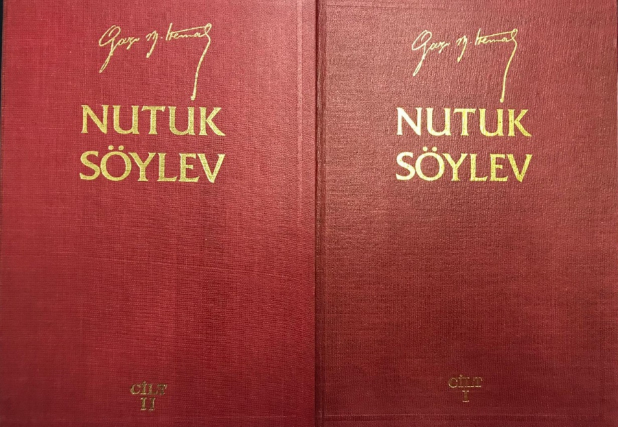 thumbSÖYLEV (NUTUK) (CİLT -1-2- TAKIM -1919-1923-1920-1927- ) GAZİ MUSTAFA KEMAL